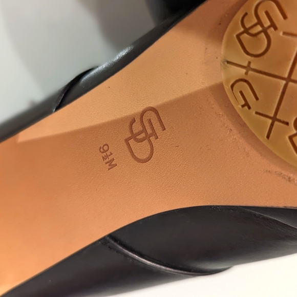 Joan and David leather, heeled platform, lace up boots LUXE - Picture 7 of 9